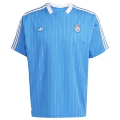 adidas Real Madrid Terrace Icons T-Shirt Blauw Wit