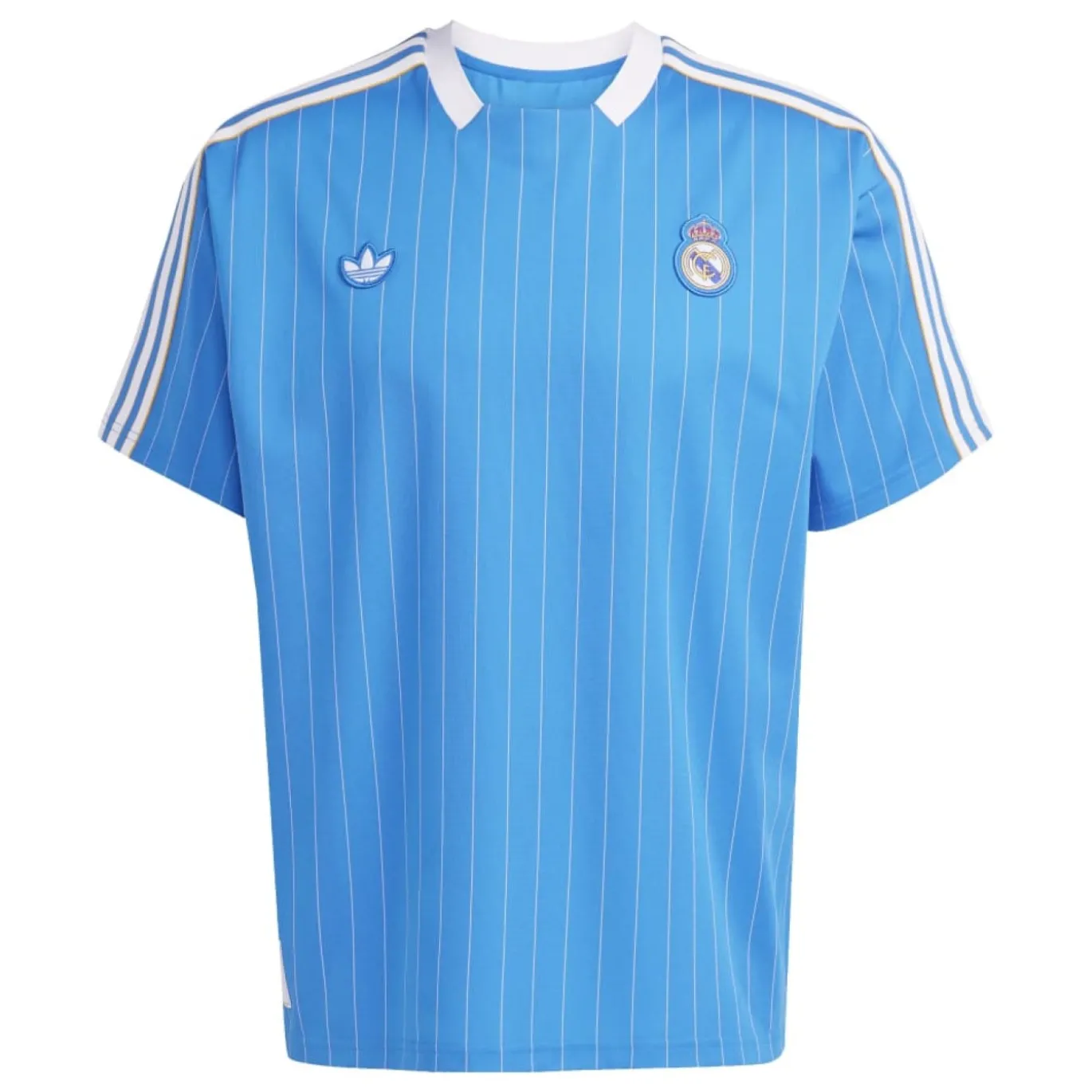 adidas Real Madrid Terrace Icons T-Shirt Blauw Wit