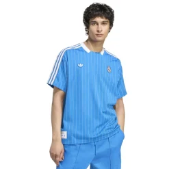 adidas Real Madrid Terrace Icons T-Shirt Blauw Wit
