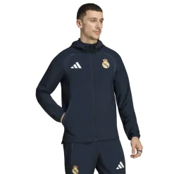 adidas Real Madrid Tiro Travel Trainingspak 2026-2027 Donkerblauw Wit