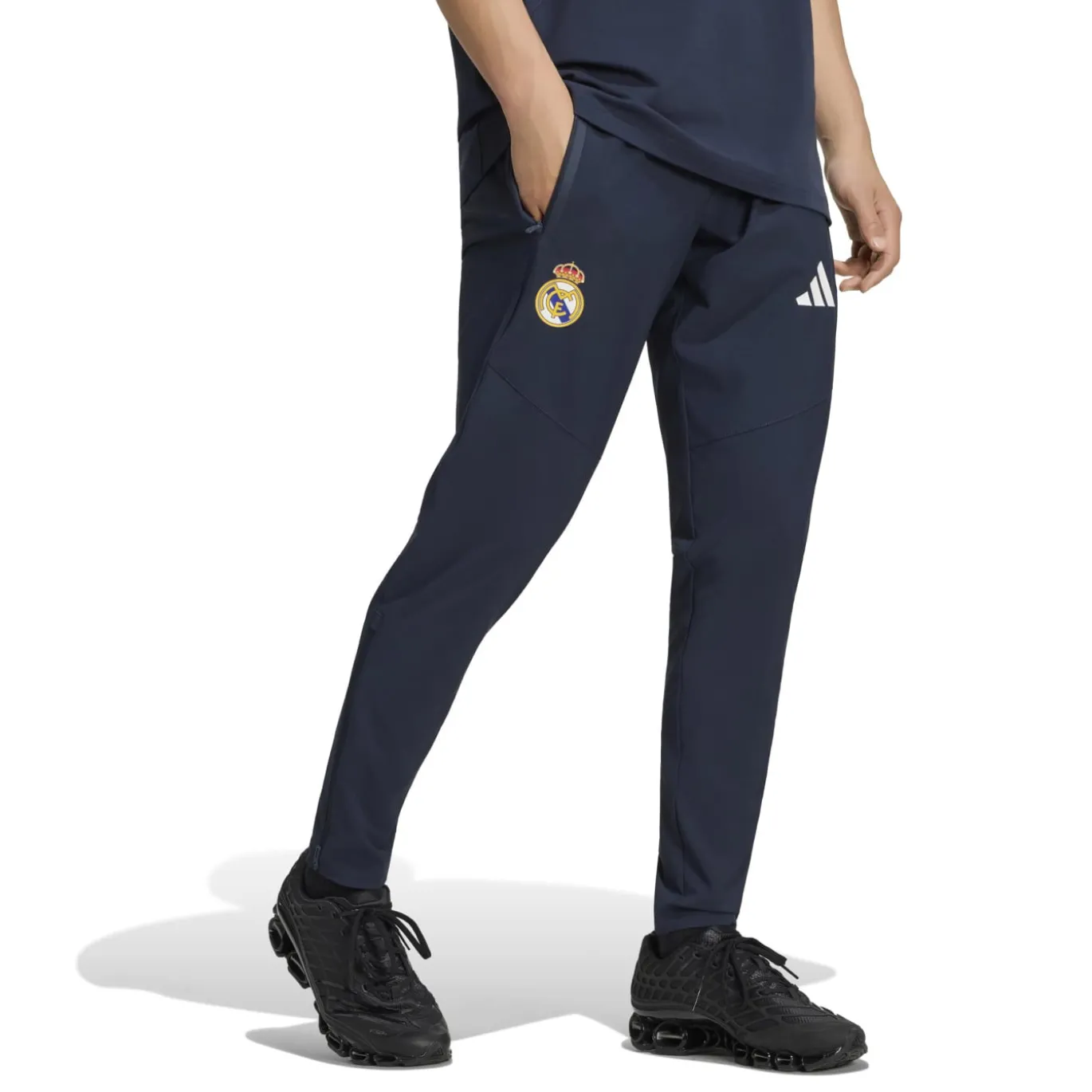 adidas Real Madrid Tiro Travel Trainingspak 2026-2027 Donkerblauw Wit