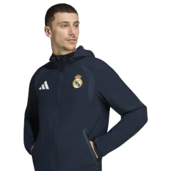 adidas Real Madrid Tiro Travel Trainingspak 2026-2027 Donkerblauw Wit