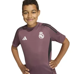 adidas Real Madrid Trainingshirt 2025-2026 Kids Paars Zwart Wit