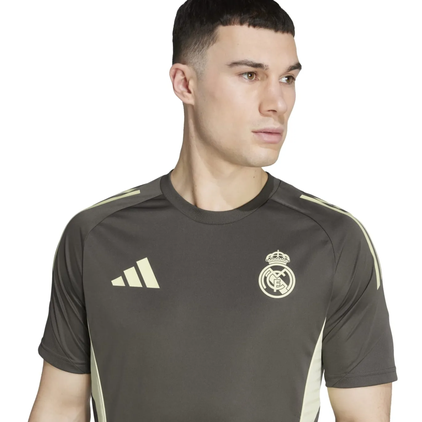 adidas Real Madrid Trainingsshirt 2025-2026 Grijs Lichtgroen
