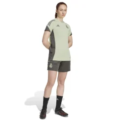 adidas Real Madrid Trainingsbroekje 2025-2026 Dames Grijs Lichtgroen