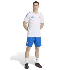adidas Real Madrid Trainingsbroekje Europees 2025-2026 Blauw Wit