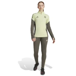 adidas Real Madrid Trainingsbroek 2025-2026 Dames Grijs Lichtgroen