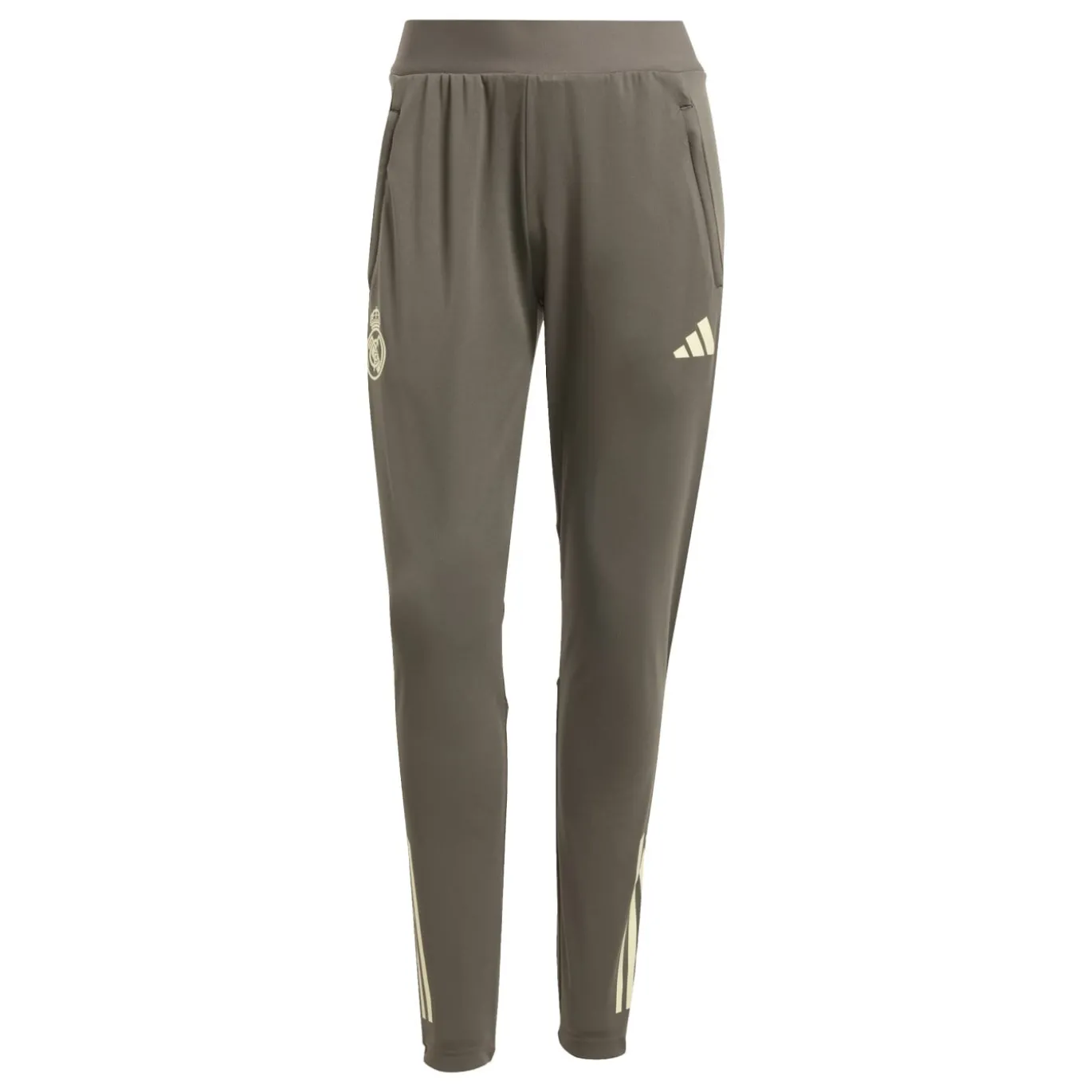 adidas Real Madrid Trainingsbroek 2025-2026 Dames Grijs Lichtgroen