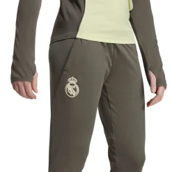 adidas Real Madrid Trainingsbroek 2025-2026 Dames Grijs Lichtgroen