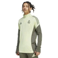 adidas Real Madrid Trainingspak 1/4-Zip 2025-2026 Lichtgroen Grijs