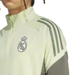 adidas Real Madrid Trainingspak 1/4-Zip 2025-2026 Lichtgroen Grijs