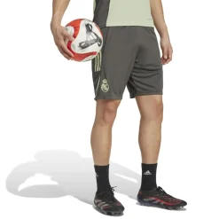 adidas Real Madrid Trainingsbroekje 2025-2026 Grijs Lichtgroen