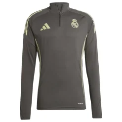 adidas Real Madrid Trainingspak 1/4-Zip 2025-2026 Grijs Lichtgroen