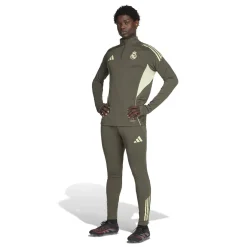 adidas Real Madrid Trainingspak 1/4-Zip 2025-2026 Grijs Lichtgroen