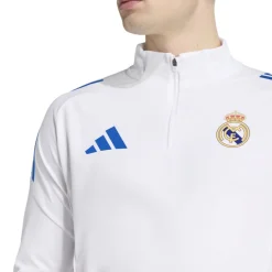 adidas Real Madrid Trainingspak 1/4-Zip Europees 2025-2026 Wit Blauw