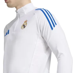 adidas Real Madrid Trainingspak 1/4-Zip Europees 2025-2026 Wit Blauw