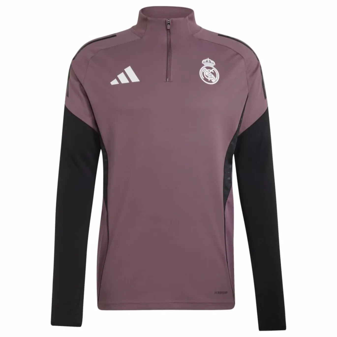 adidas Real Madrid Trainingspak 1/4-Zip 2025-2026 Paars Zwart Wit