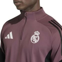 adidas Real Madrid Trainingstrui 1/4-Zip 2025-2026 Paars Zwart Wit