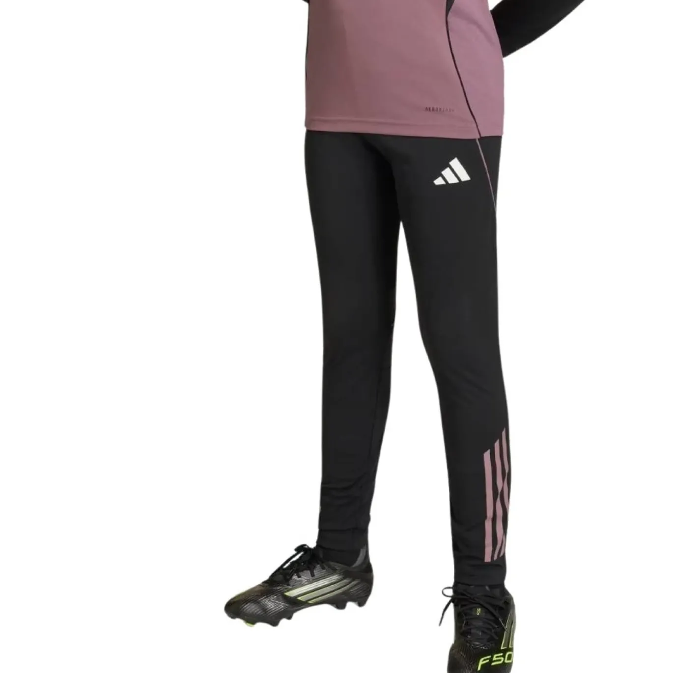 adidas Real Madrid Trainingsbroek 2025-2026 Kids Zwart Paars Wit