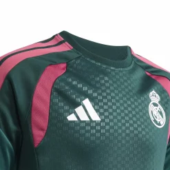 adidas Real Madrid Trainingsset 2026-2027 Kids Donkergroen Roze Wit