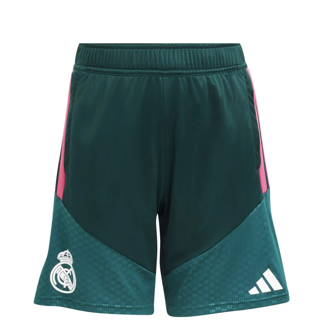 adidas Real Madrid Trainingsset 2026-2027 Kids Donkergroen Roze Wit