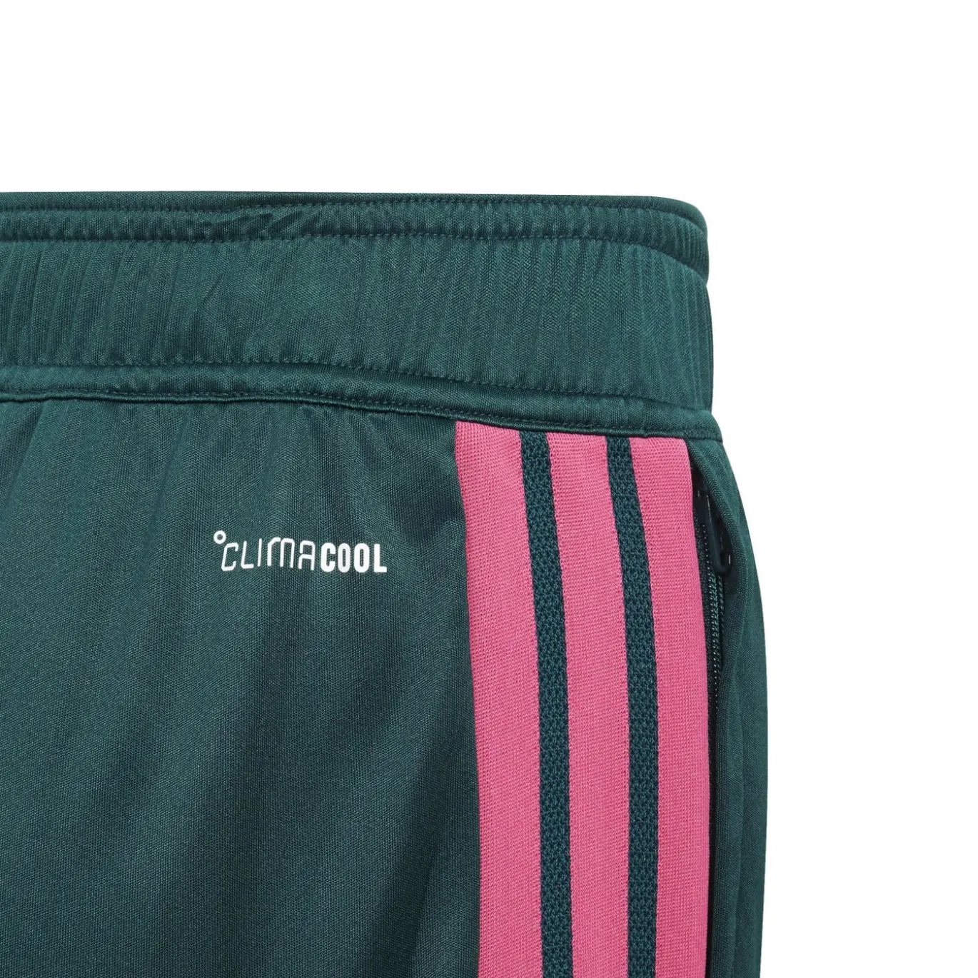 adidas Real Madrid Trainingsbroekje 2026-2027 Kids Donkergroen Roze Wit
