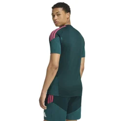 adidas Real Madrid Trainingsshirt 2026-2027 Donkergroen Roze Wit