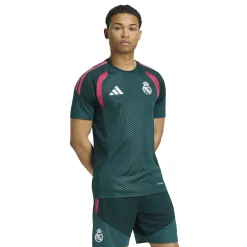 adidas Real Madrid Trainingsshirt 2026-2027 Donkergroen Roze Wit