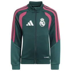 adidas Real Madrid Trainingspak 2026-2027 Peuters/Kleuters Donkergroen Roze Wit