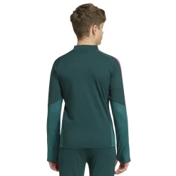 adidas Real Madrid Trainingspak 1/4-Zip 2026-2027 Kids Donkergroen Roze Wit