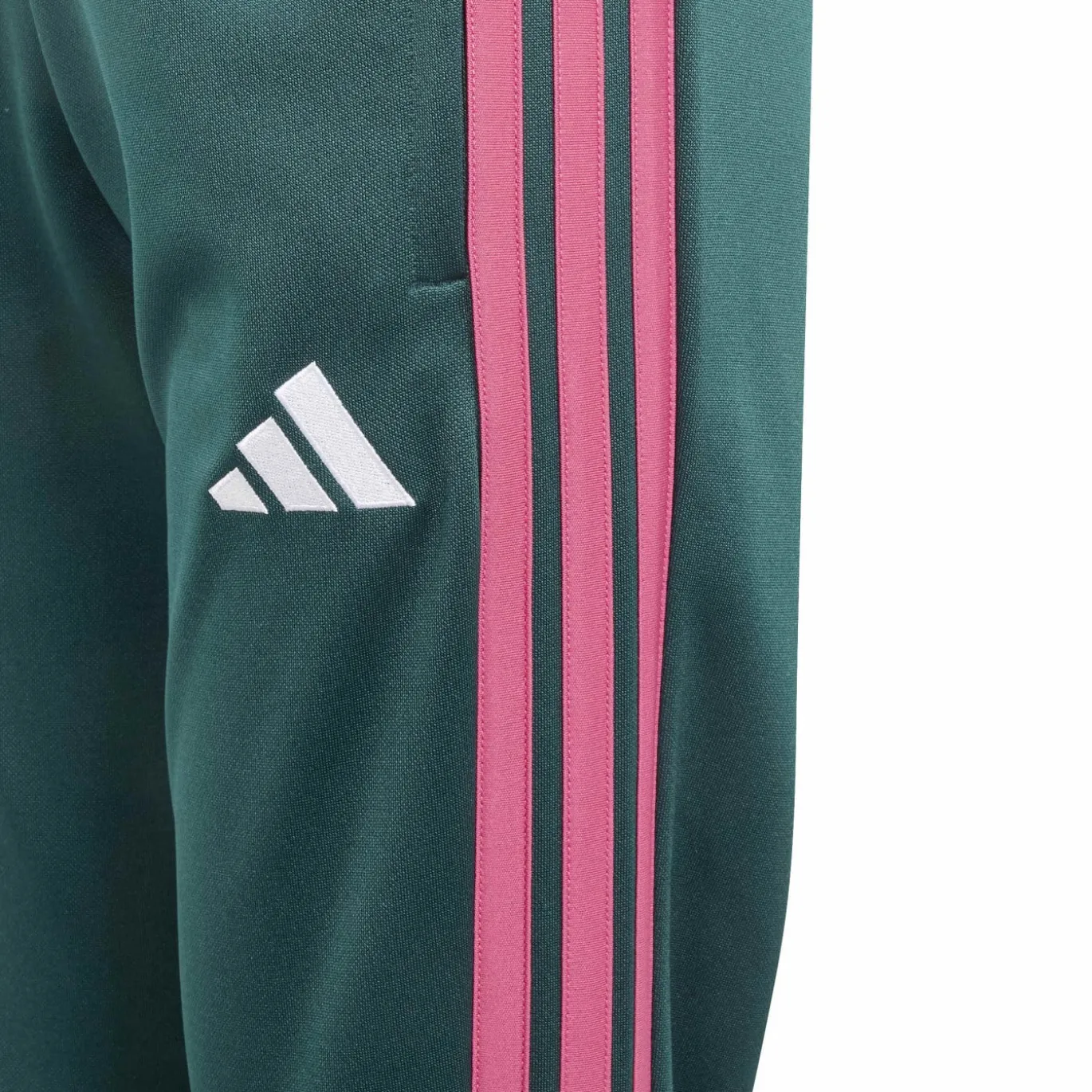 adidas Real Madrid Trainingspak 2026-2027 Kids Donkergroen Roze Wit