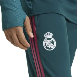 adidas Real Madrid Trainingspak 1/4-Zip 2026-2027 Donkergroen Roze Wit
