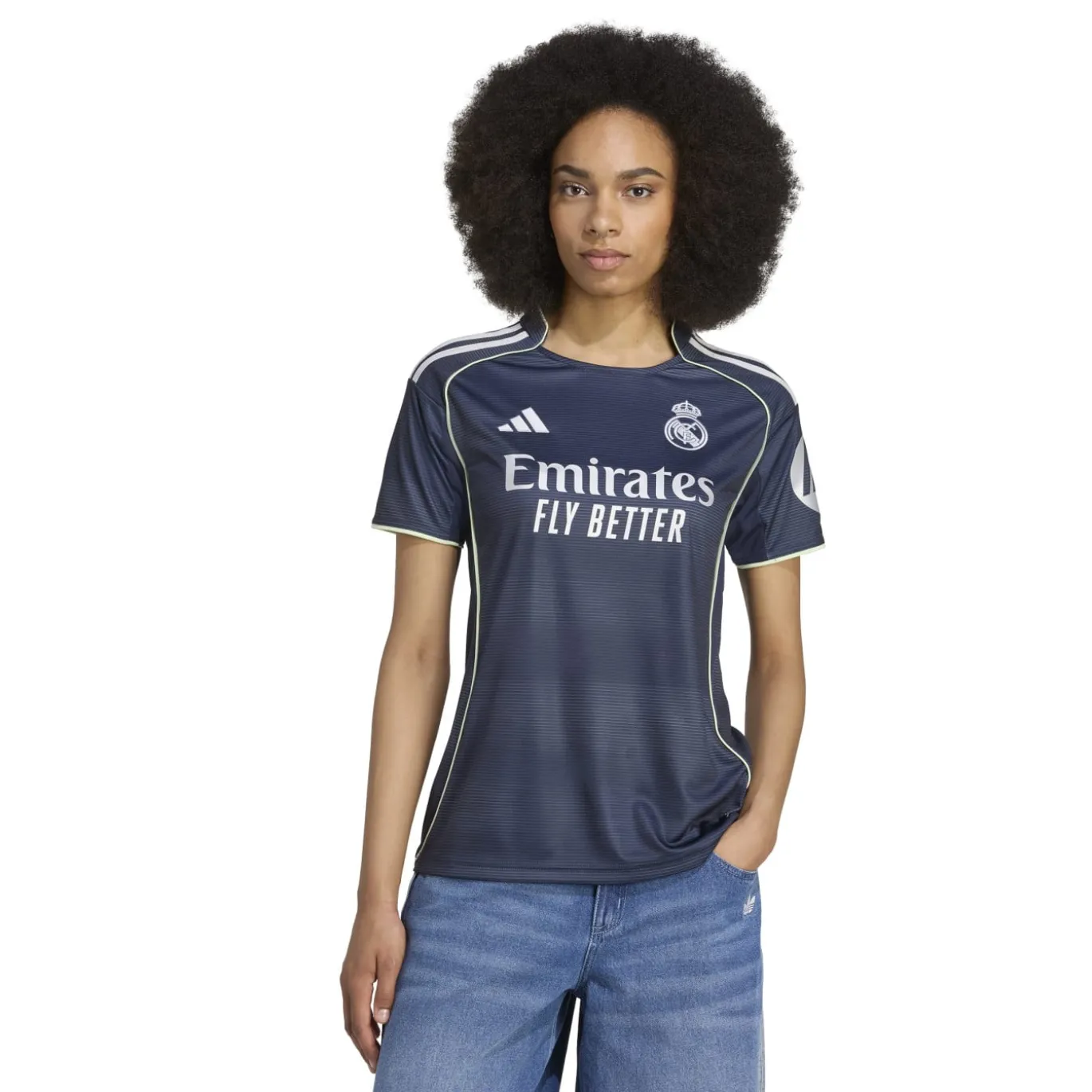 adidas Real Madrid Uitshirt 2025-2026 Dames