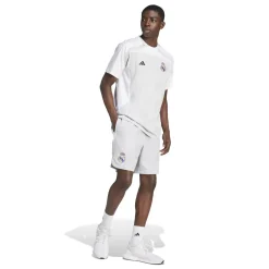 adidas Real Madrid Urban Purist T-Shirt 2025-2026 Lichtgrijs Wit Zwart