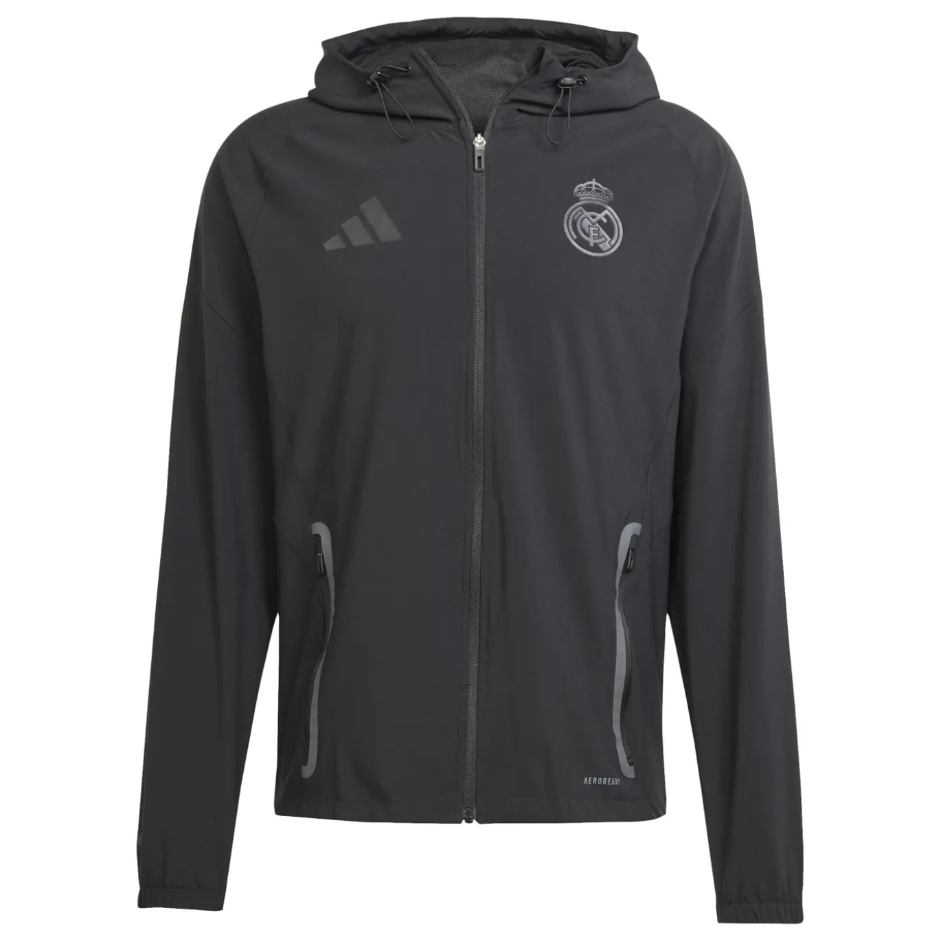 adidas Real Madrid Vis Tech Vest 2024-2025 Zwart
