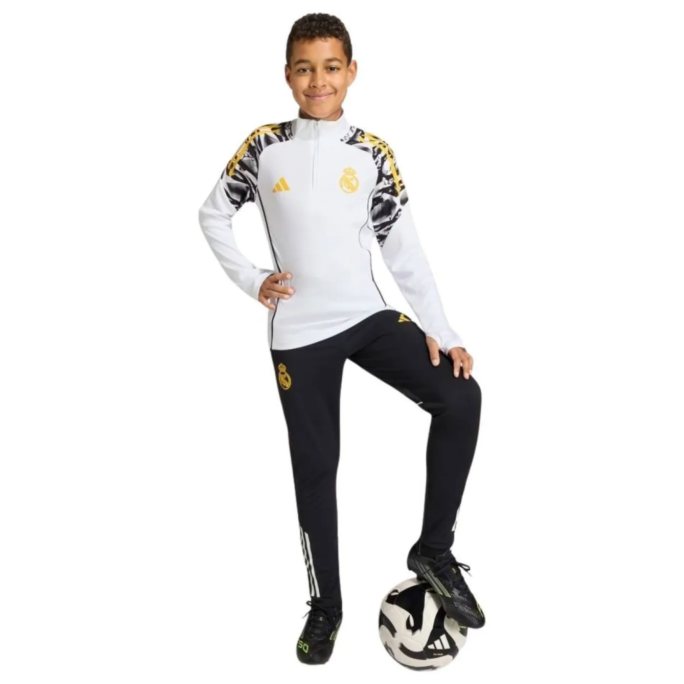adidas Real Madrid x Marvel Trainingspak 1/4-Zip 2025-2026 Kids