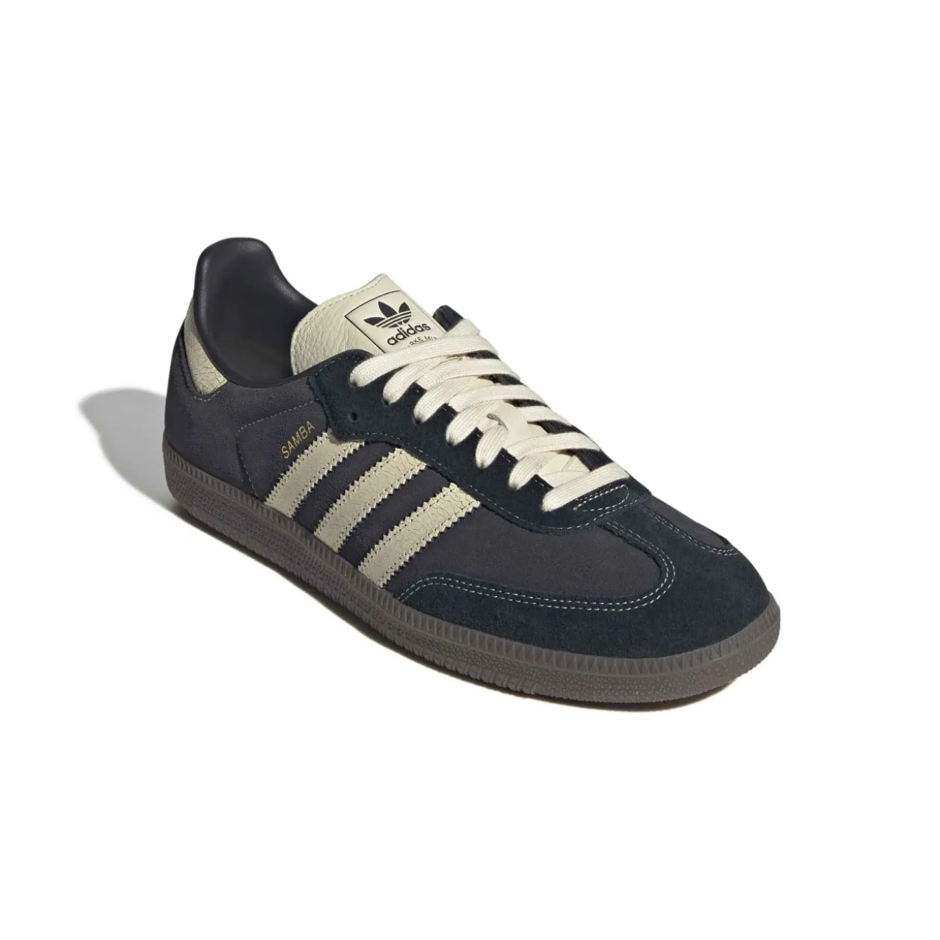 adidas Samba OG Sneakers Donkergrijs Donkergroen Beige