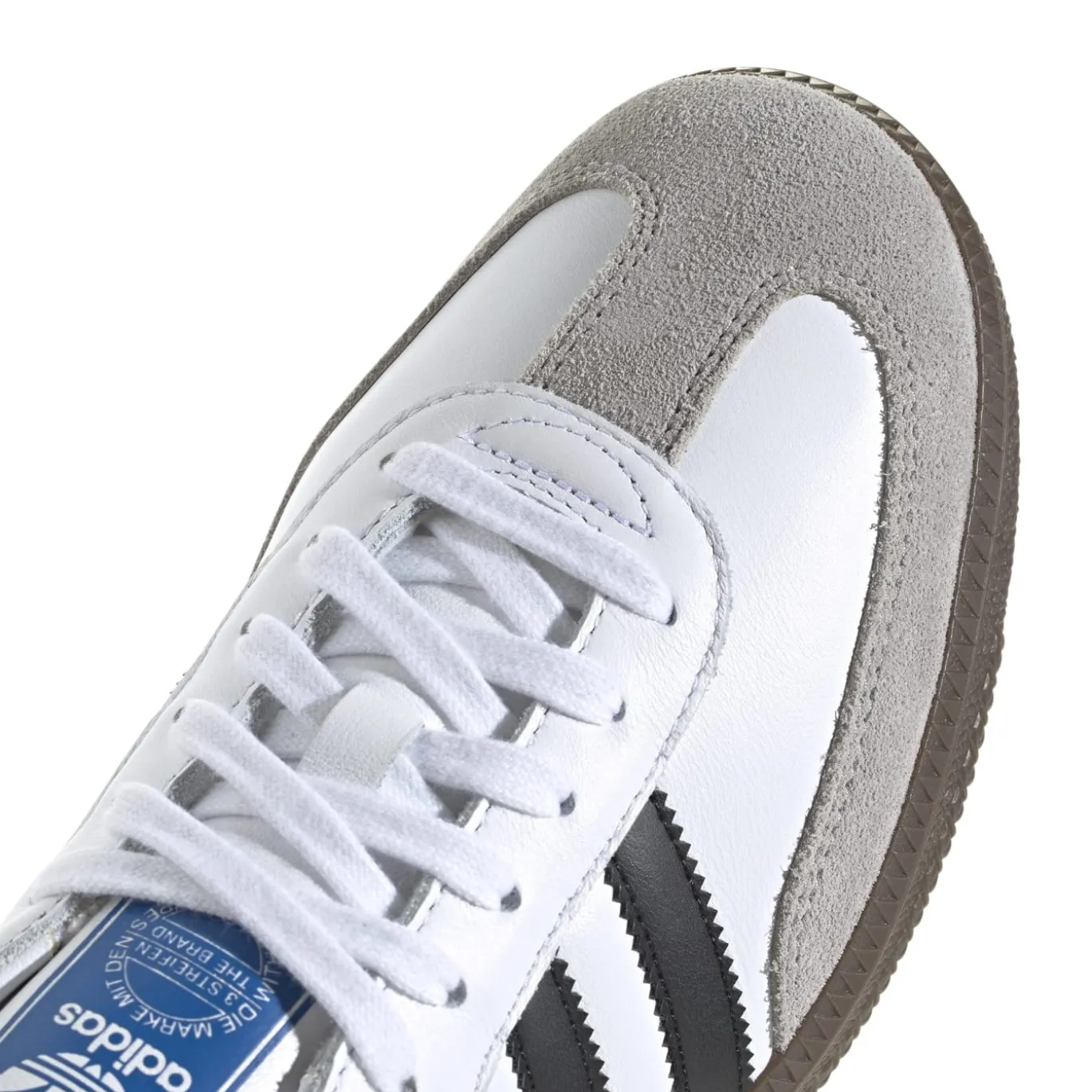 adidas Samba OG Sneakers Wit Zwart Lichtbruin