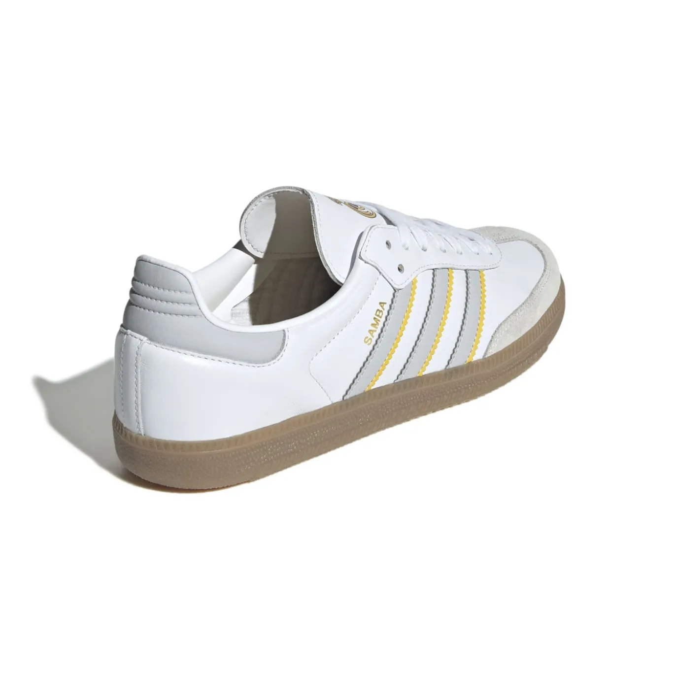 adidas Samba Real Madrid Sneakers Wit Lichtgrijs Geel
