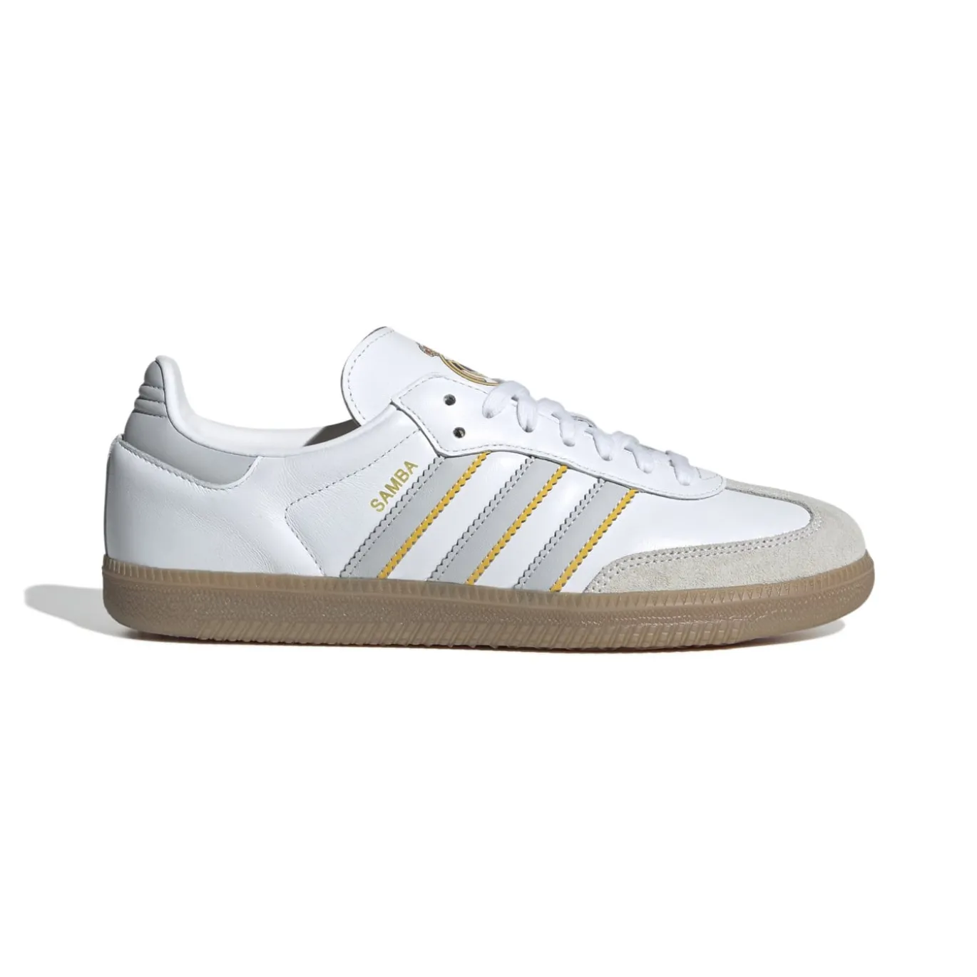 adidas Samba Real Madrid Sneakers Wit Lichtgrijs Geel