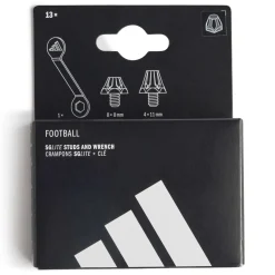 adidas SGLITE Studs met Sleutel 8 x 8 MM & 4 x 11 MM Zwart Donkergrijs