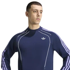 adidas Spacer Crew Sweater Donkerblauw Paars Wit