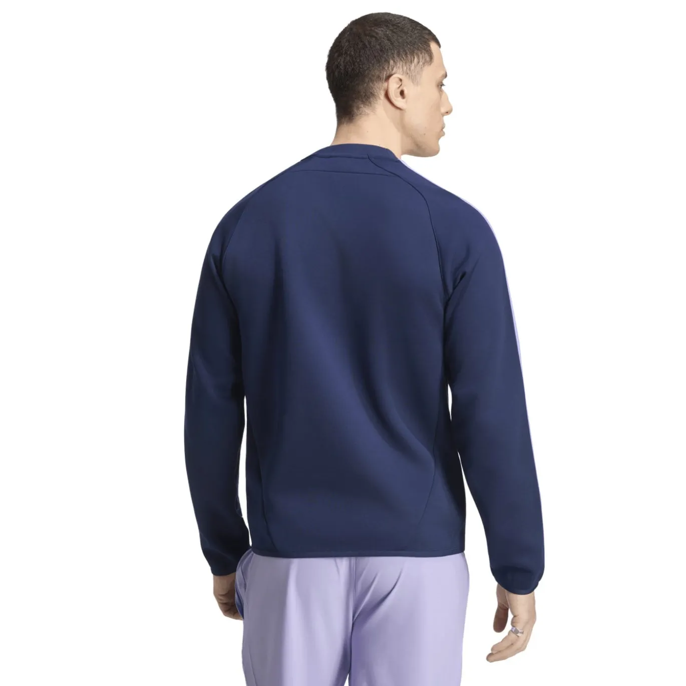 adidas Spacer Crew Sweater Donkerblauw Paars Wit