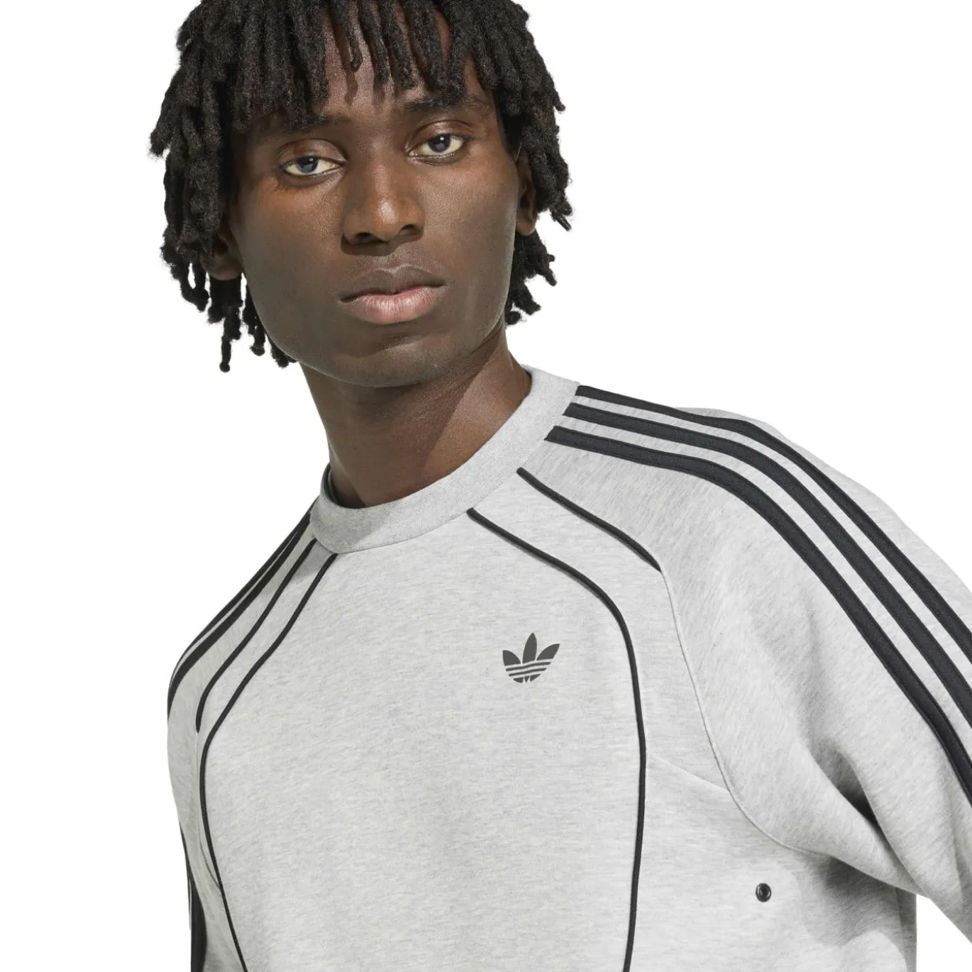 adidas Spacer Crew Sweater Grijs Zwart