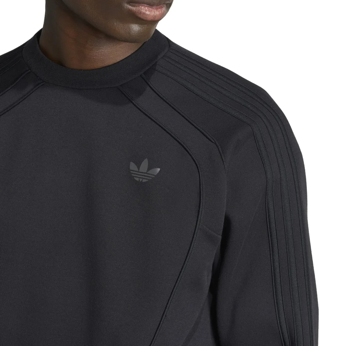 adidas Spacer Crew Sweater Zwart Donkergrijs