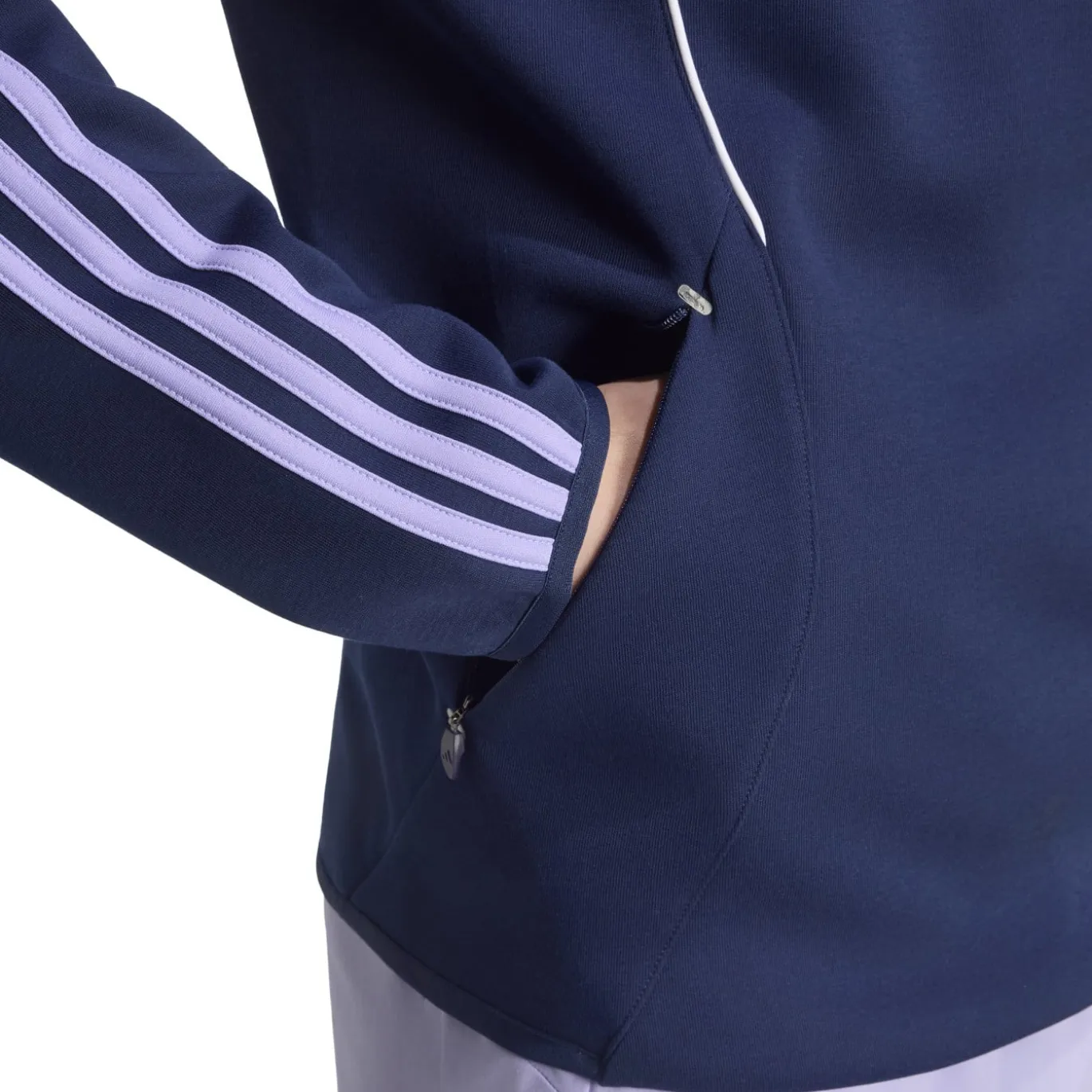 adidas Spacer Crew Trainingspak Donkerblauw Paars Wit