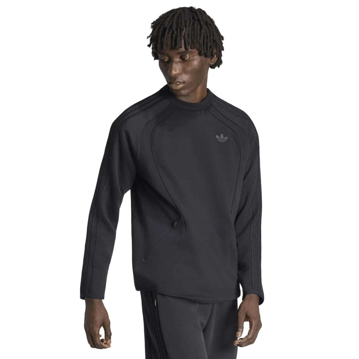 adidas Spacer Crew Trainingspak Zwart Donkergrijs