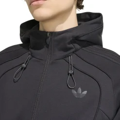 adidas Spacer Trainingsjack Hooded Zwart