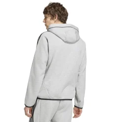 adidas Spacer Trainingsjack Hooded Grijs Zwart