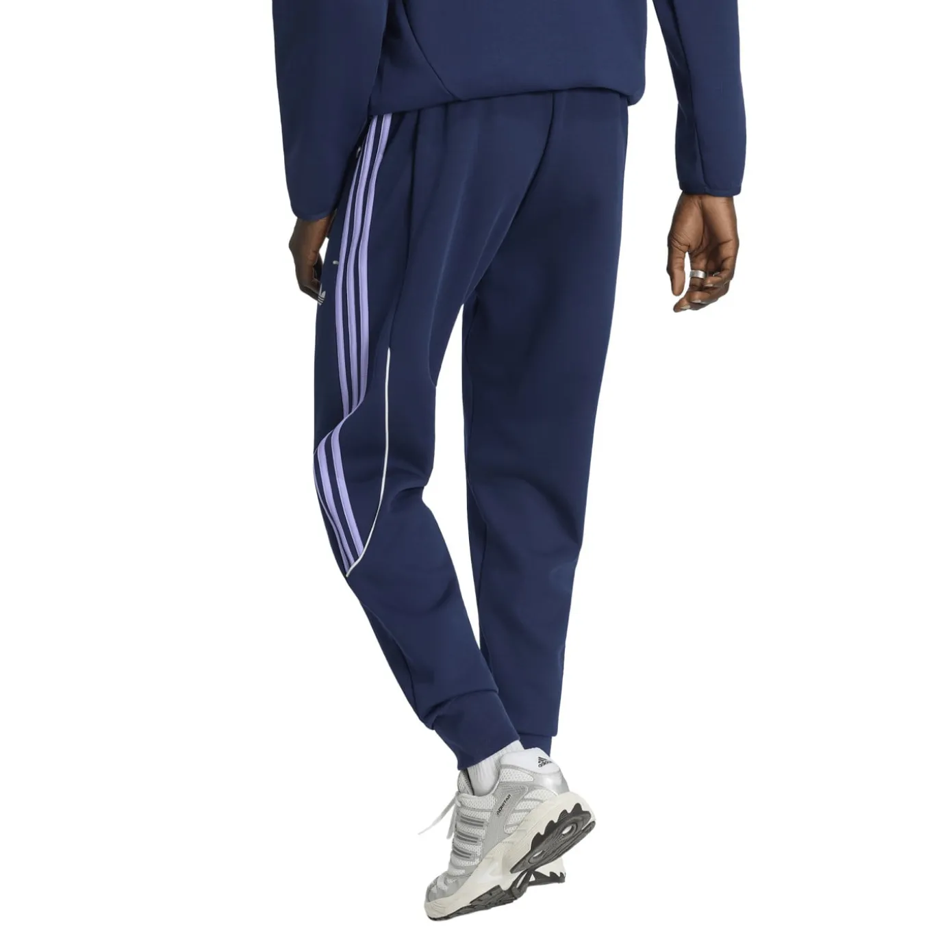 adidas Spacer Trainingspak Donkerblauw Paars Wit